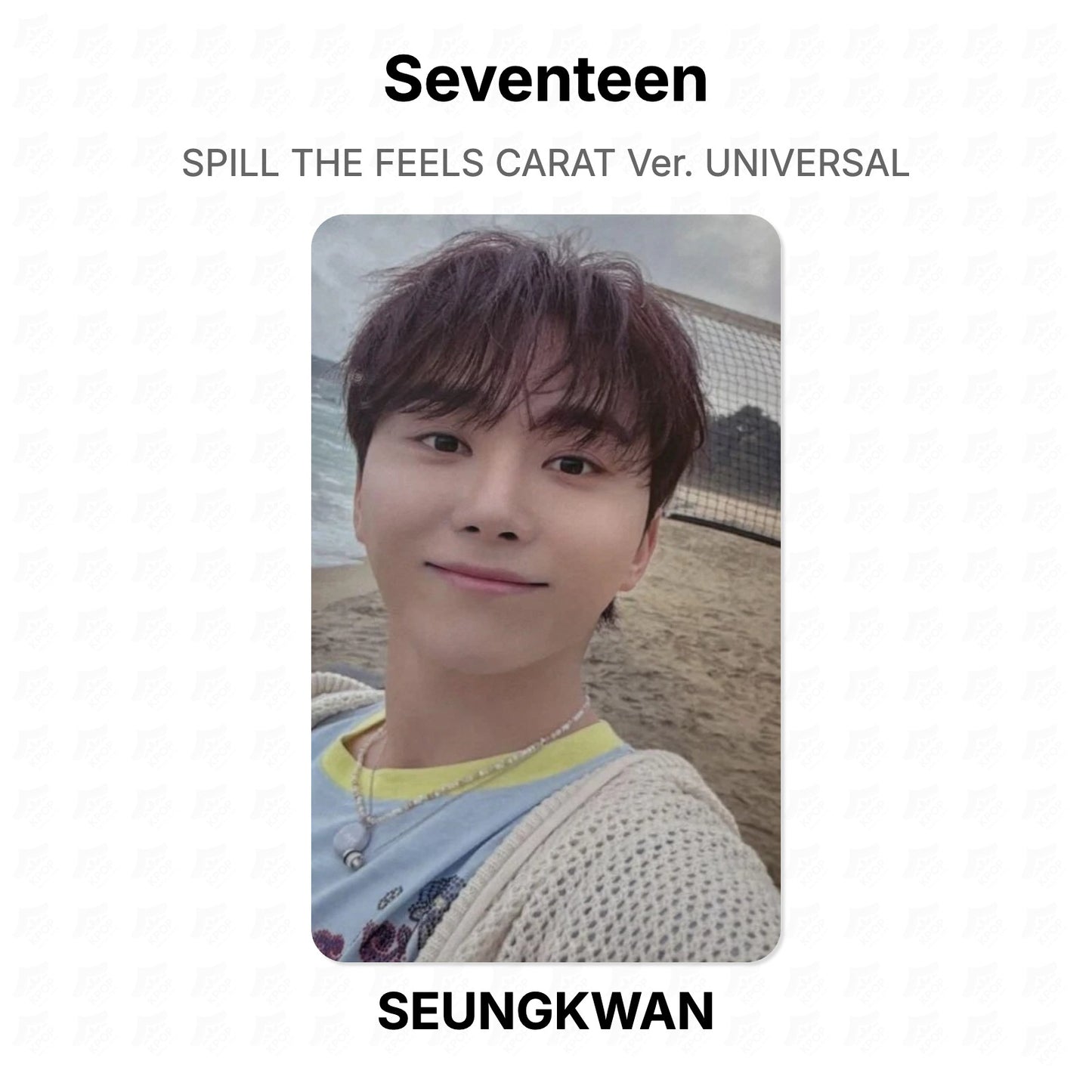 Seventeen SPILL THE FEELS CARAT Ver. UNIVERSAL Official Photocard