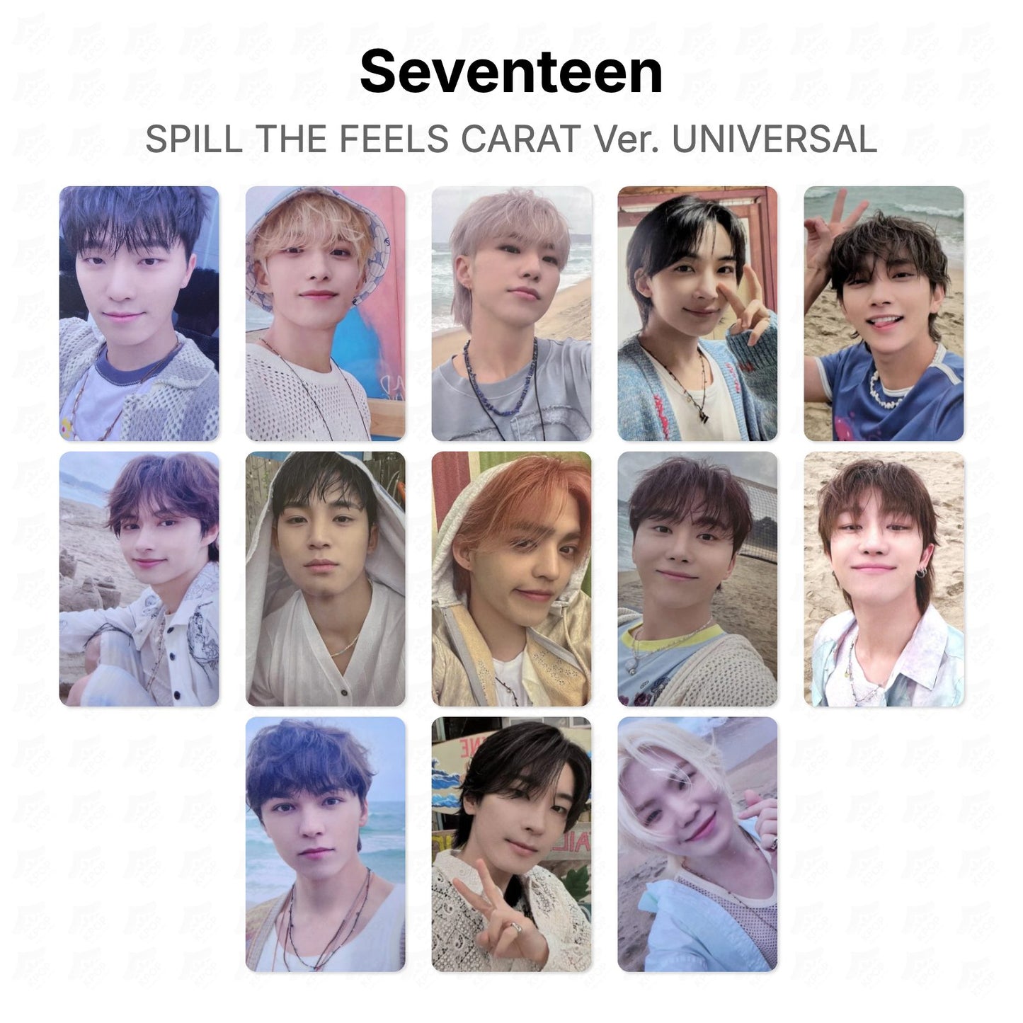 Seventeen SPILL THE FEELS CARAT Ver. UNIVERSAL Official Photocard