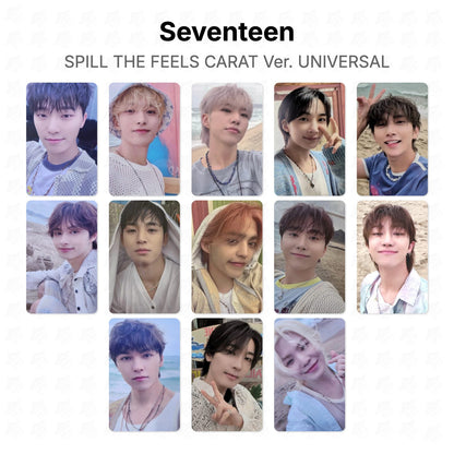 Seventeen SPILL THE FEELS CARAT Ver. UNIVERSAL Official Photocard