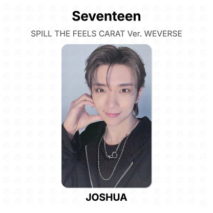 Seventeen SPILL THE FEELS CARAT Ver. WEVERSE photocard officielle