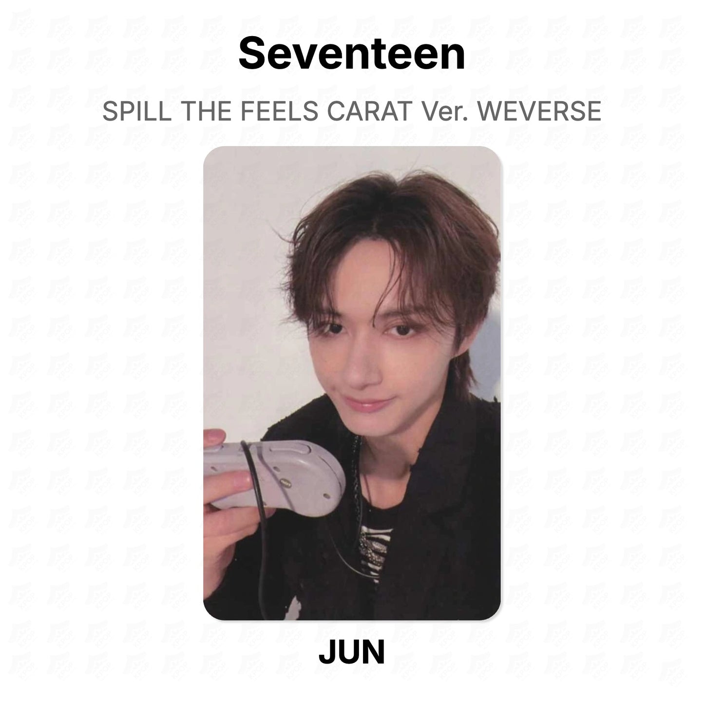 Seventeen SPILL THE FEELS CARAT Ver. WEVERSE photocard officielle