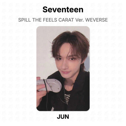 Seventeen SPILL THE FEELS CARAT Ver. WEVERSE photocard officielle