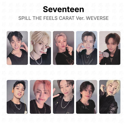Seventeen SPILL THE FEELS CARAT Ver. WEVERSE photocard officielle