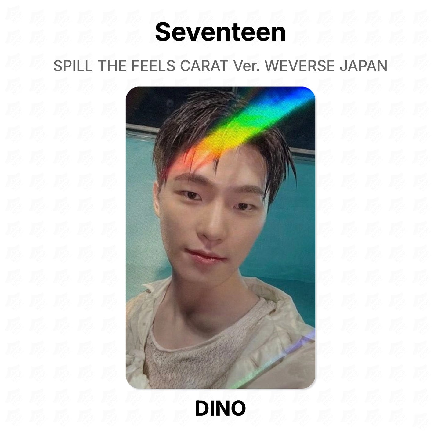 Seventeen SPILL THE FEELS CARAT Ver. WEVERSE JAPAN Official Photocard