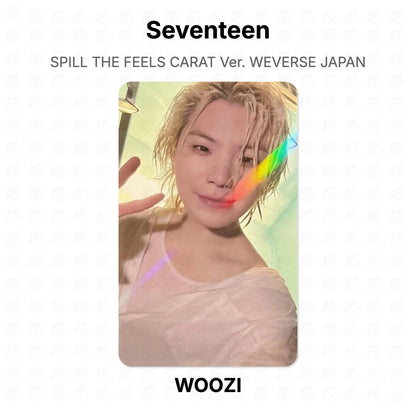 Seventeen SPILL THE FEELS CARAT Ver. WEVERSE JAPAN Official Photocard