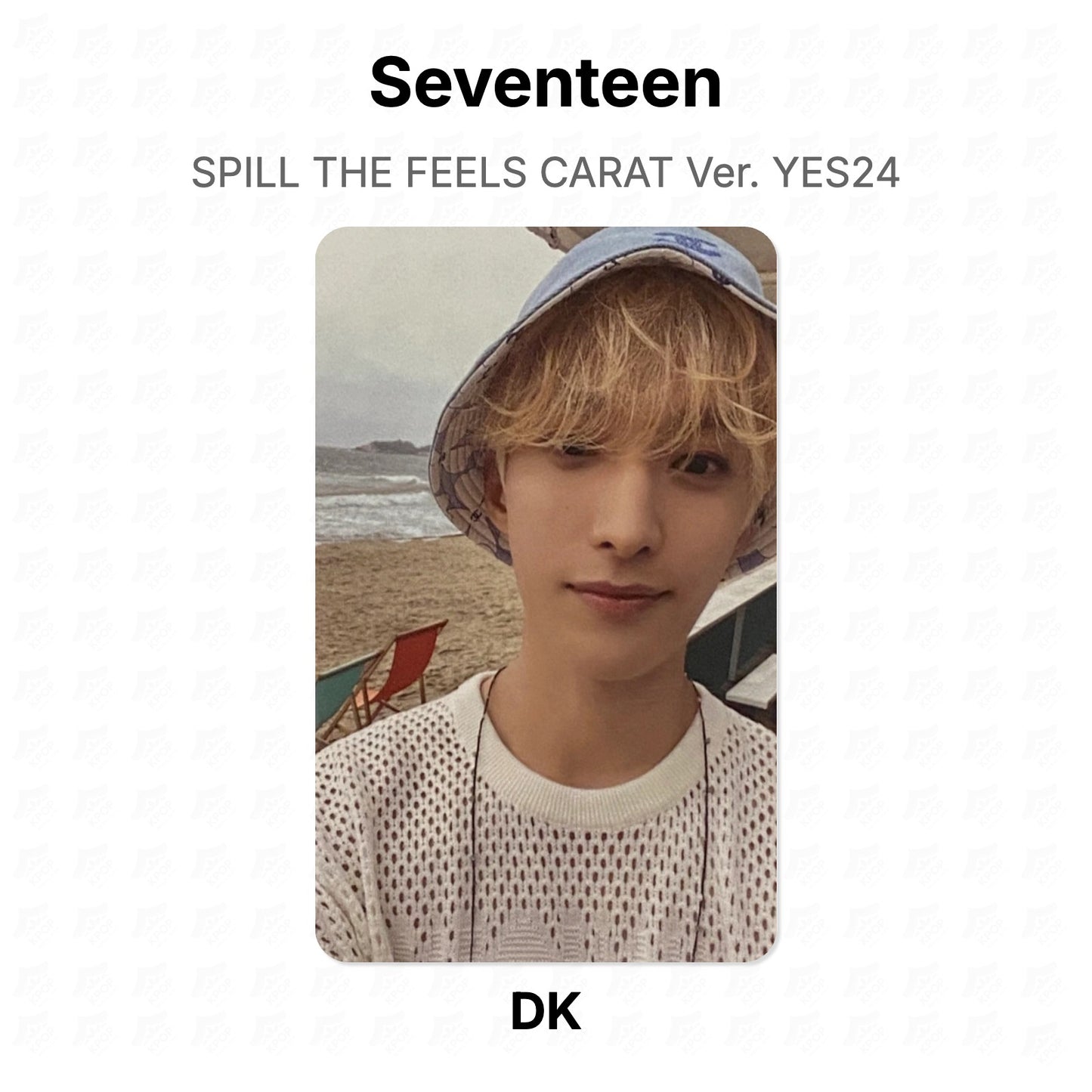 Seventeen SPILL THE FEELS CARAT Ver. YES24 Official Photocard