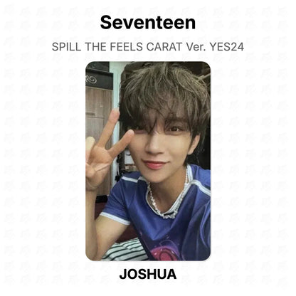 Seventeen SPILL THE FEELS CARAT Ver. YES24 Official Photocard