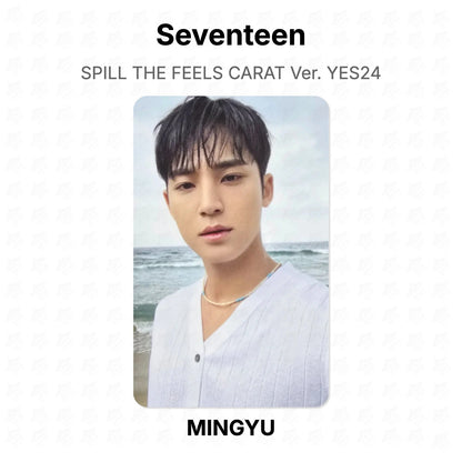 Seventeen SPILL THE FEELS CARAT Ver. YES24 Official Photocard