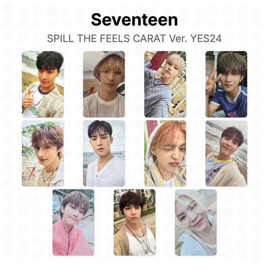 Seventeen SPILL THE FEELS CARAT Ver. YES24 photocard chính hãng