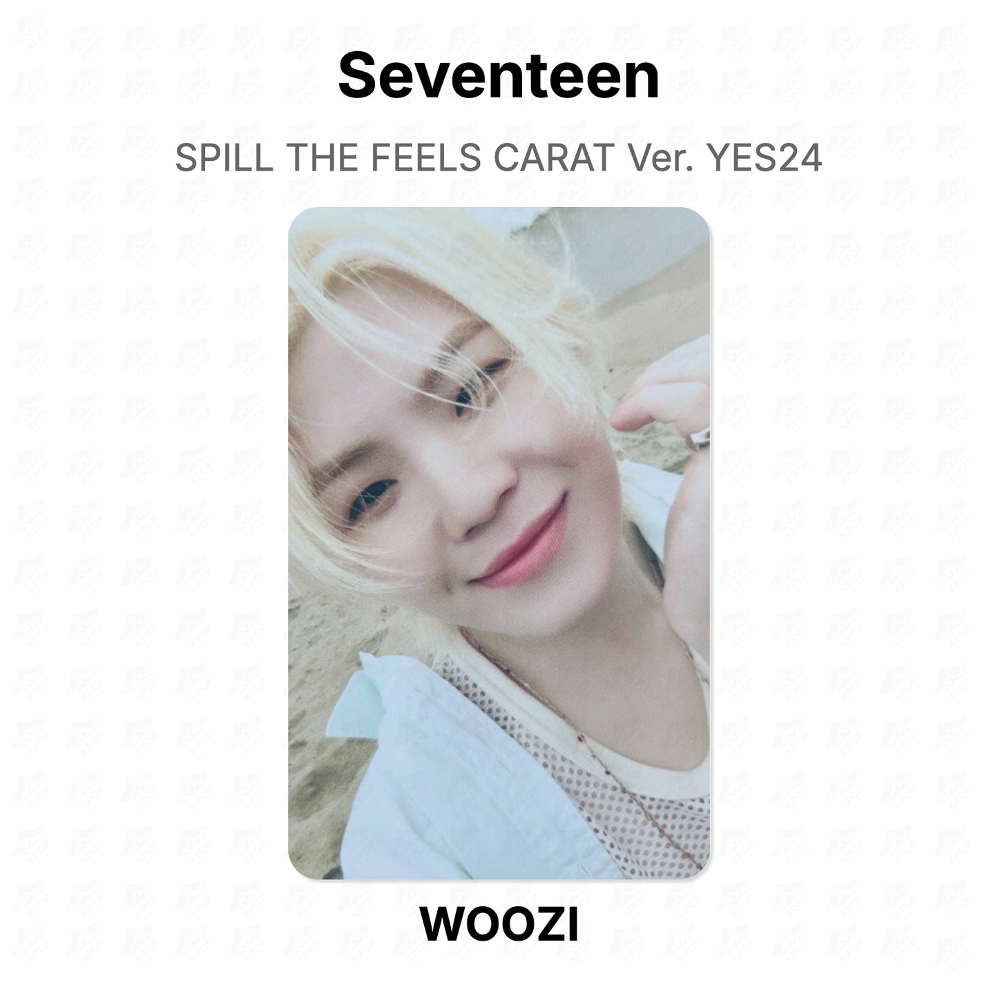 Seventeen SPILL THE FEELS CARAT Ver. YES24 Official Photocard