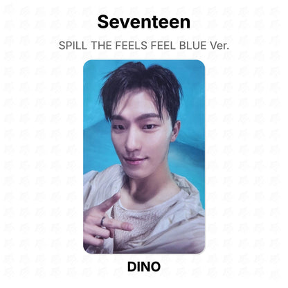 Seventeen SPILL THE FEELS FEEL BLUE Ver. virallinen Photocard