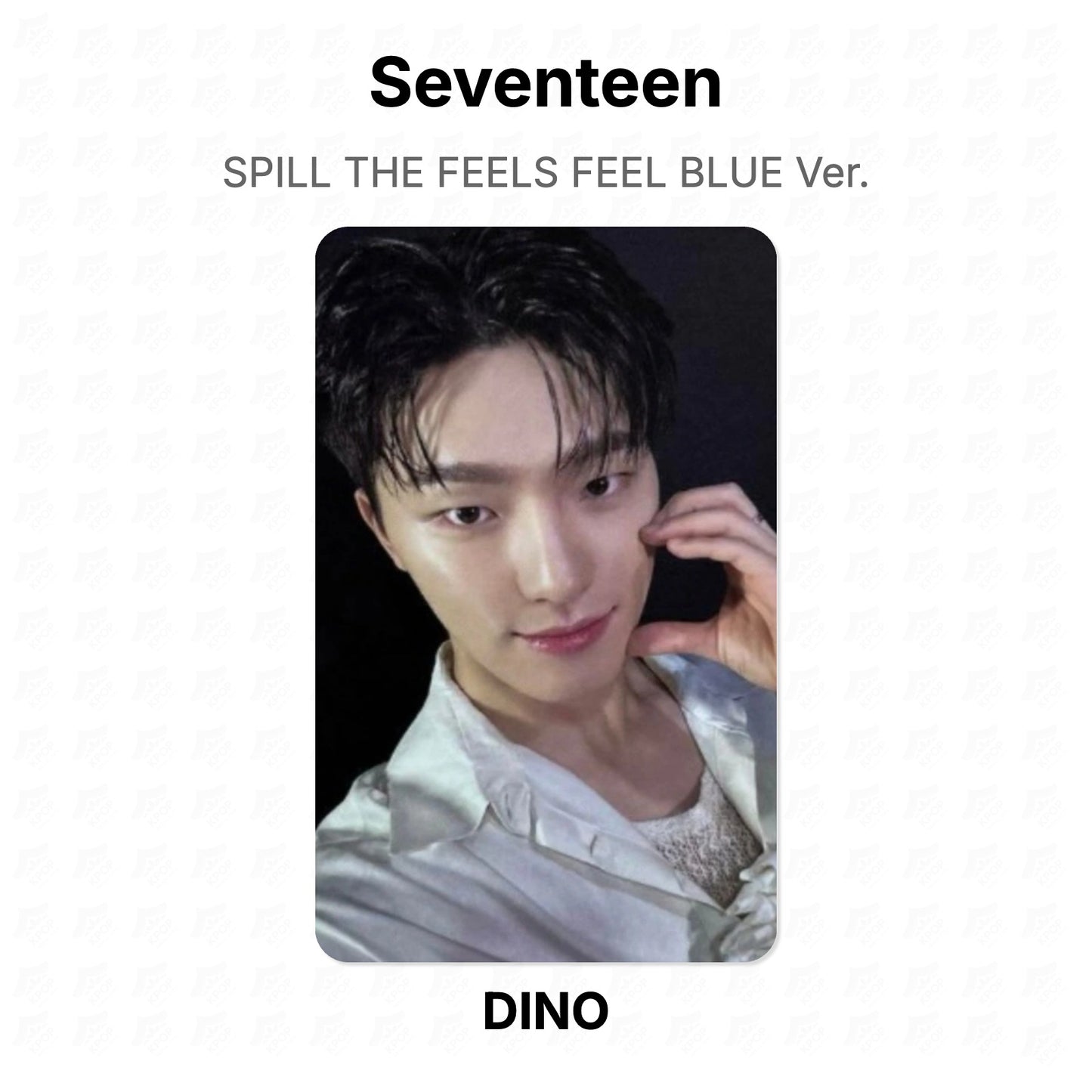 Seventeen SPILL THE FEELS FEEL BLUE Ver. virallinen Photocard