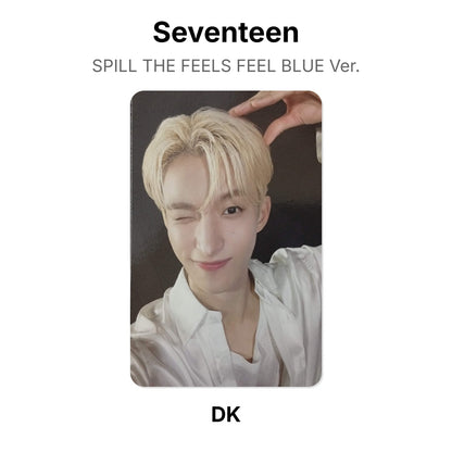 Seventeen SPILL THE FEELS FEEL BLUE Ver. virallinen Photocard