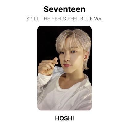 Seventeen SPILL THE FEELS FEEL BLUE Ver. virallinen Photocard