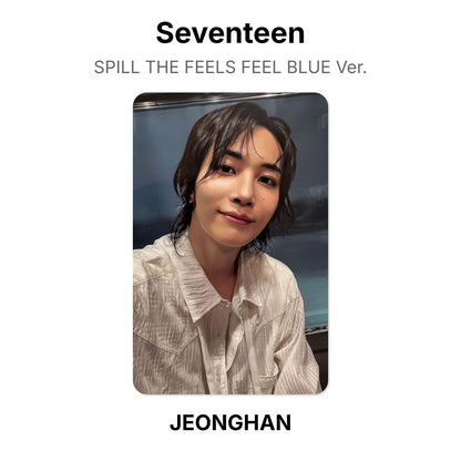 Seventeen SPILL THE FEELS FEEL BLUE Ver. virallinen Photocard