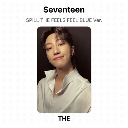 Seventeen SPILL THE FEELS FEEL BLUE Ver. virallinen Photocard