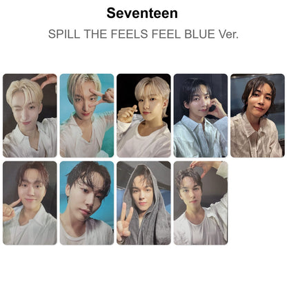 Seventeen SPILL THE FEELS FEEL BLUE Ver. virallinen Photocard