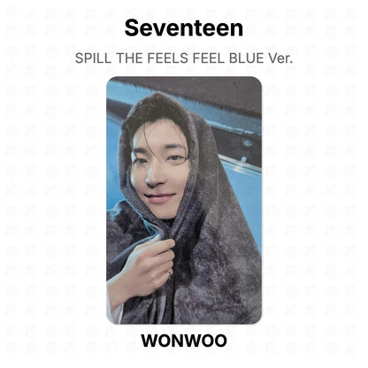 Seventeen SPILL THE FEELS FEEL BLUE Ver. virallinen Photocard