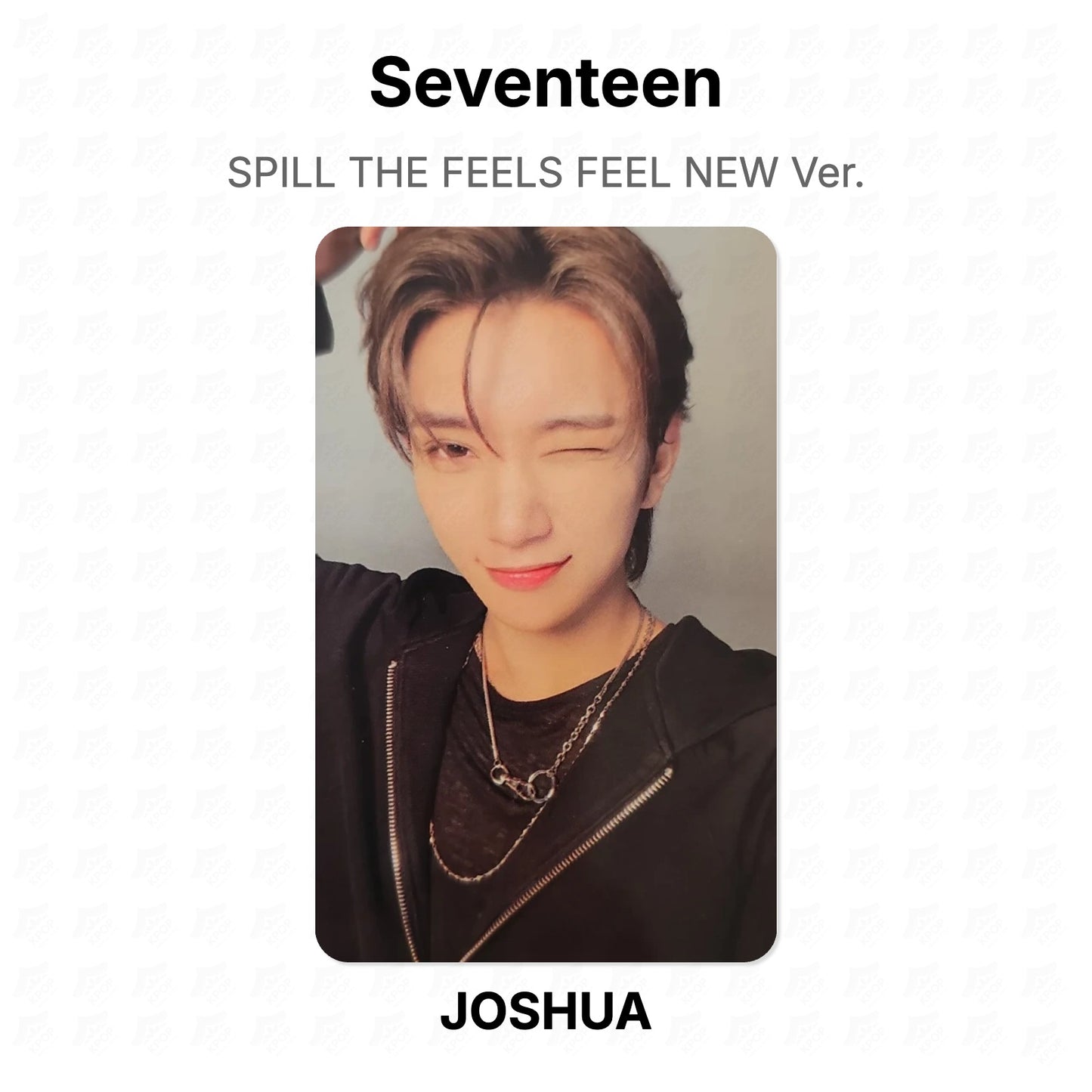 Seventeen SPILL THE FEELS FEEL NEW Ver. 官方小卡