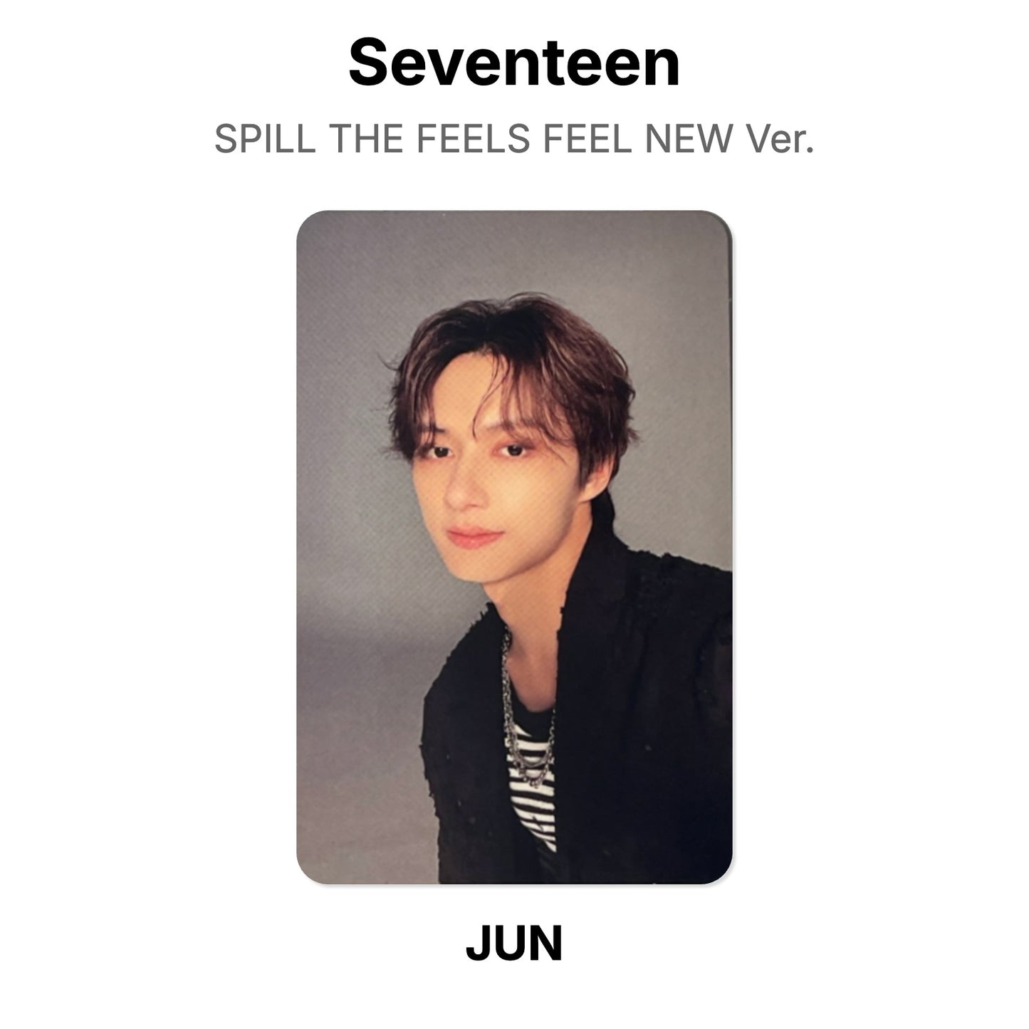 Seventeen SPILL THE FEELS FEEL NEW Ver. Official Photocard