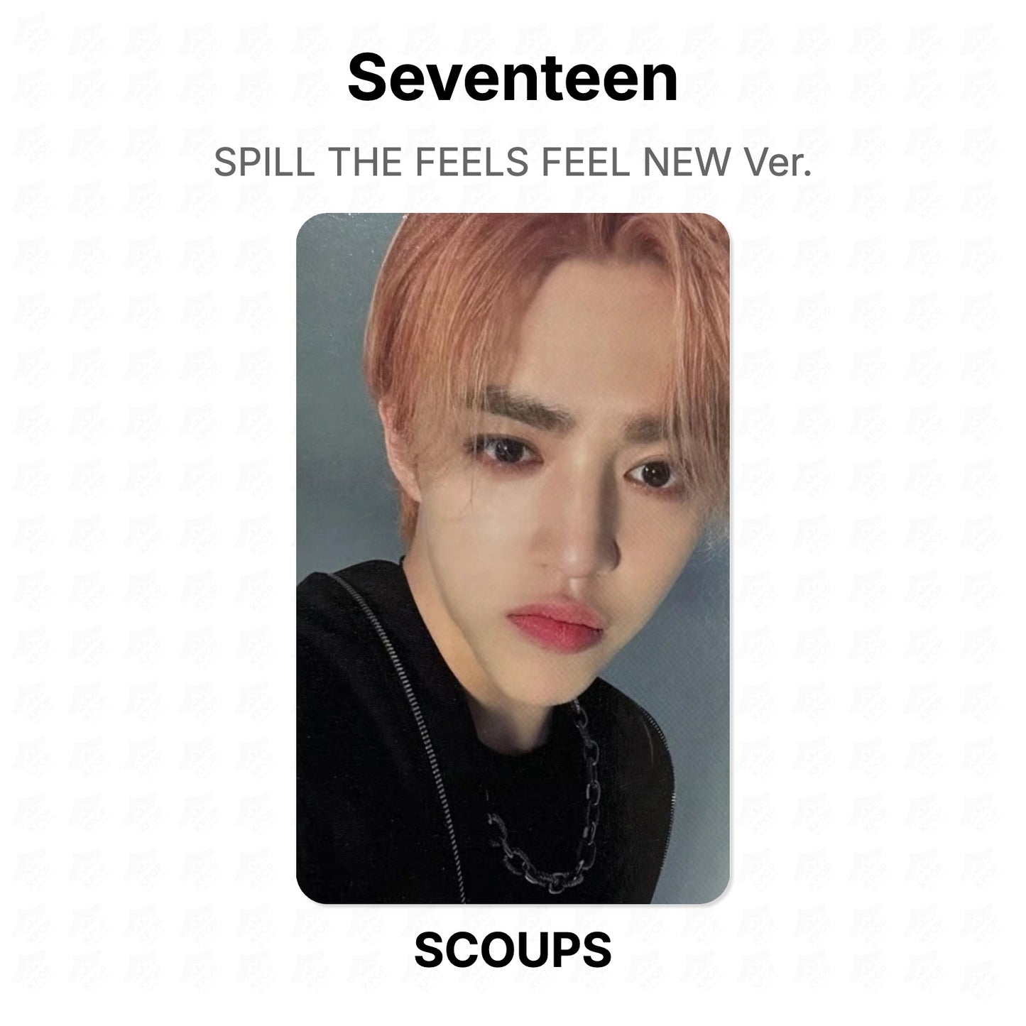Seventeen SPILL THE FEELS FEEL NEW Ver. 官方小卡
