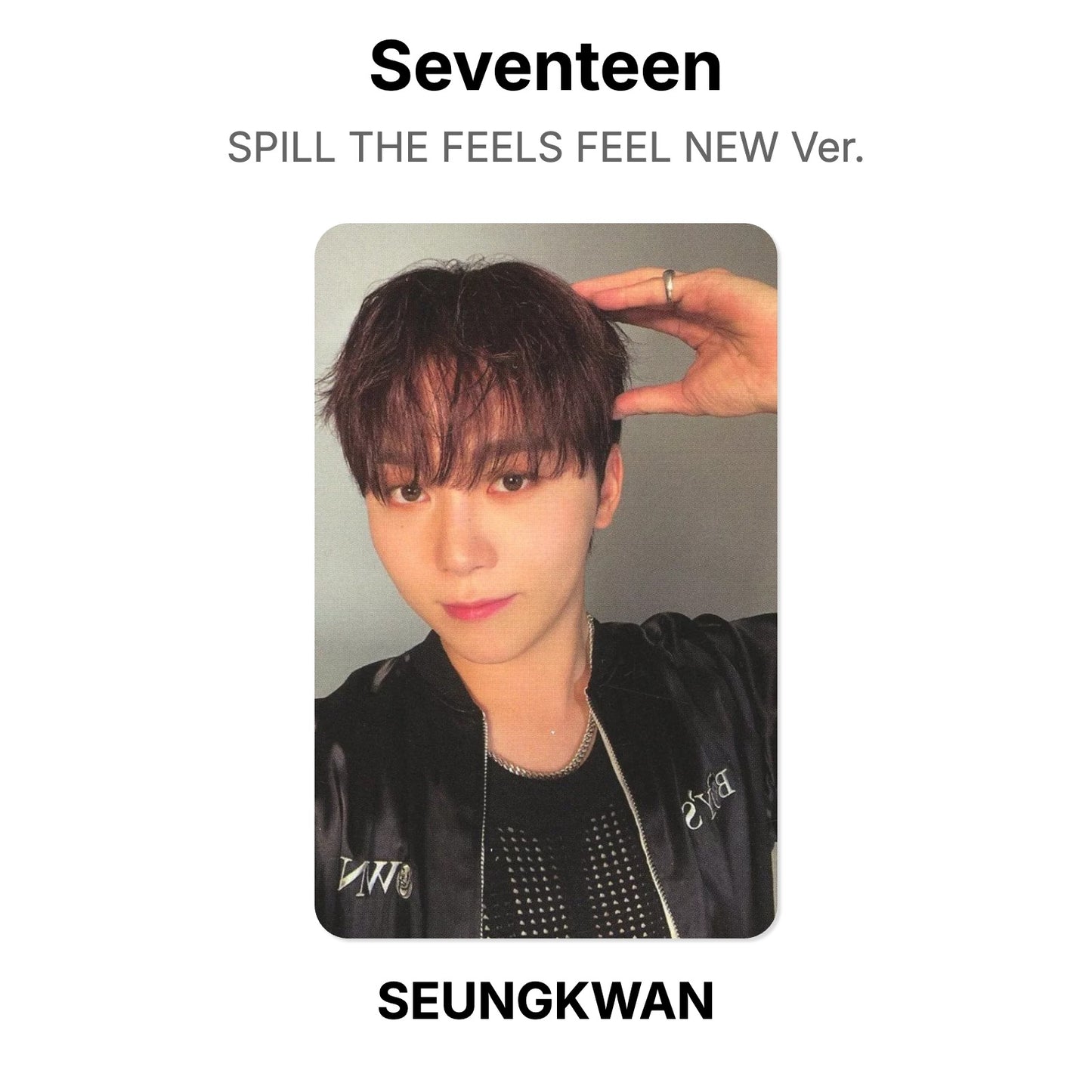 Seventeen SPILL THE FEELS FEEL NEW Ver. Official Photocard
