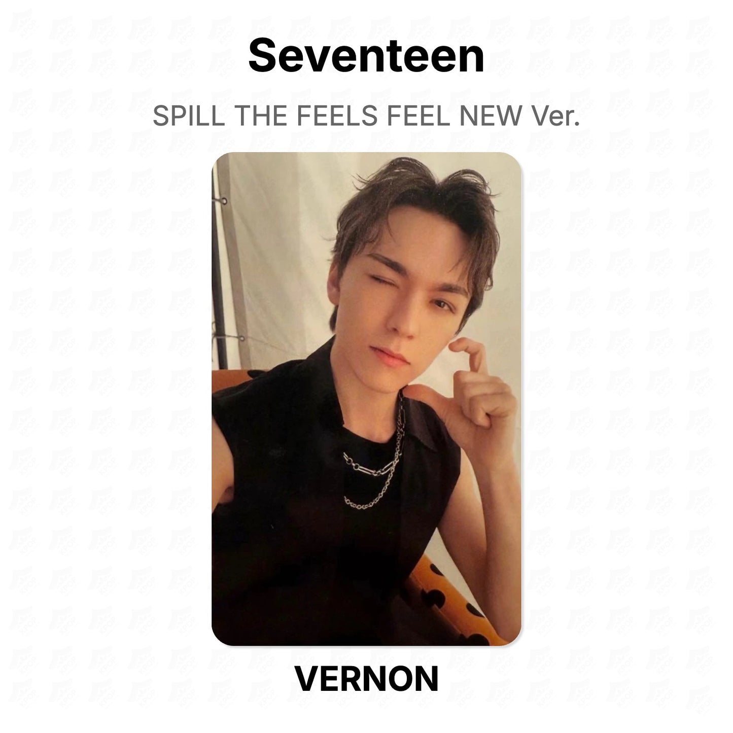 Seventeen SPILL THE FEELS FEEL NEW Ver. 官方小卡