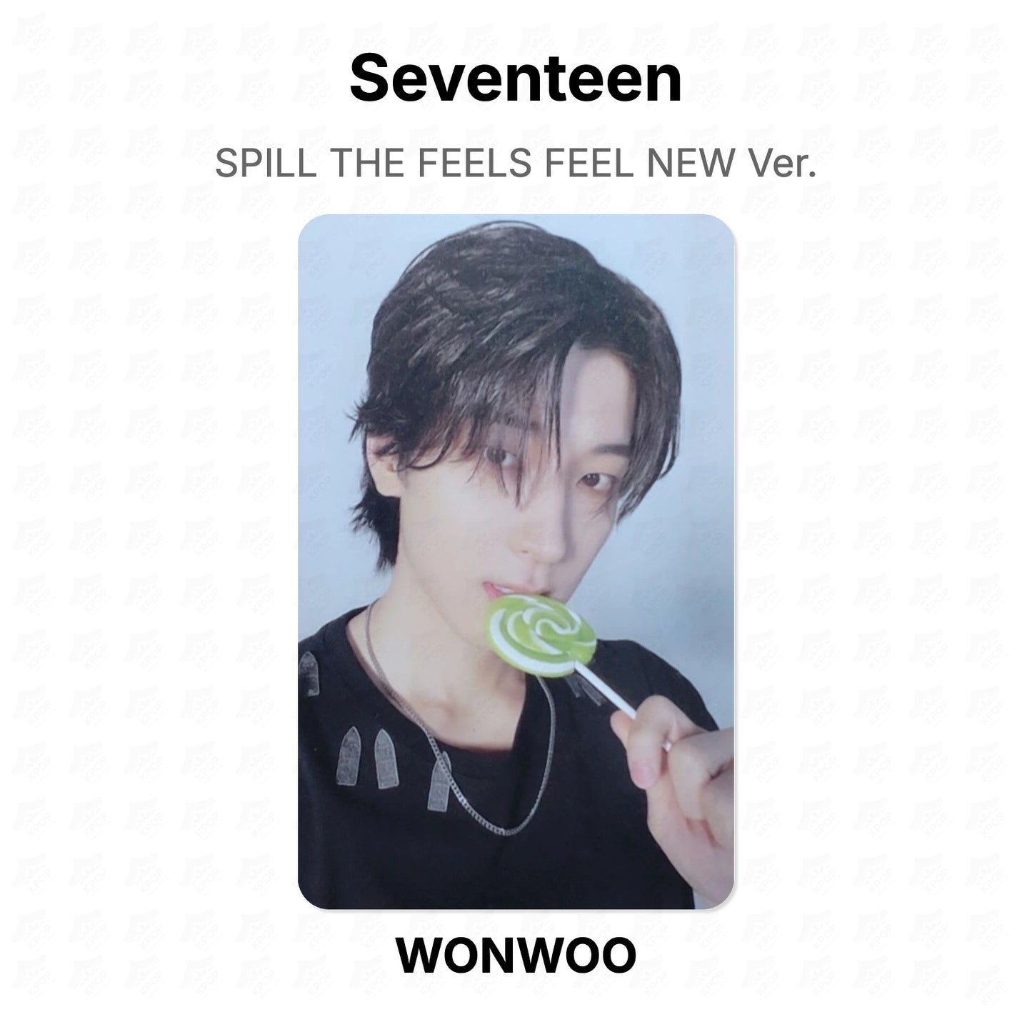 Seventeen SPILL THE FEELS FEEL NEW Ver. 官方小卡
