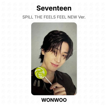 Seventeen SPILL THE FEELS FEEL NEW Ver. 官方小卡