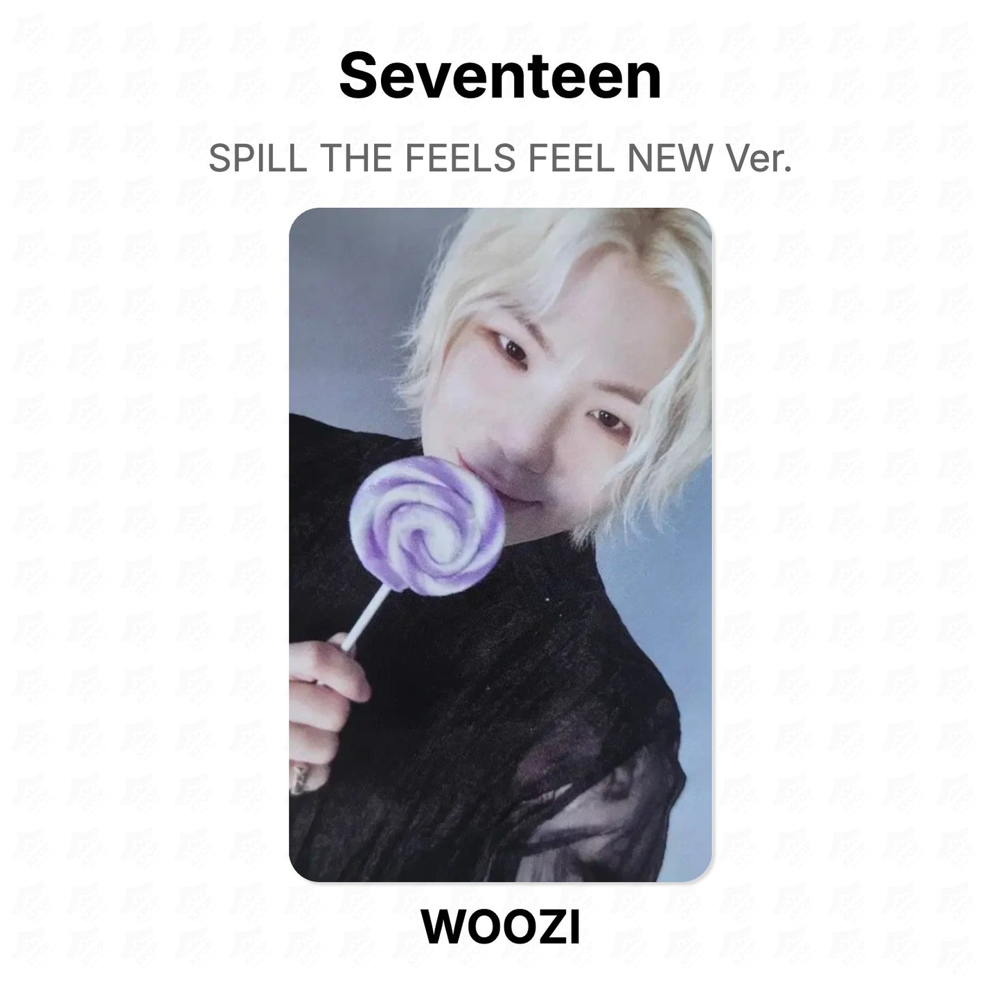 Seventeen SPILL THE FEELS FEEL NEW Ver. 官方小卡
