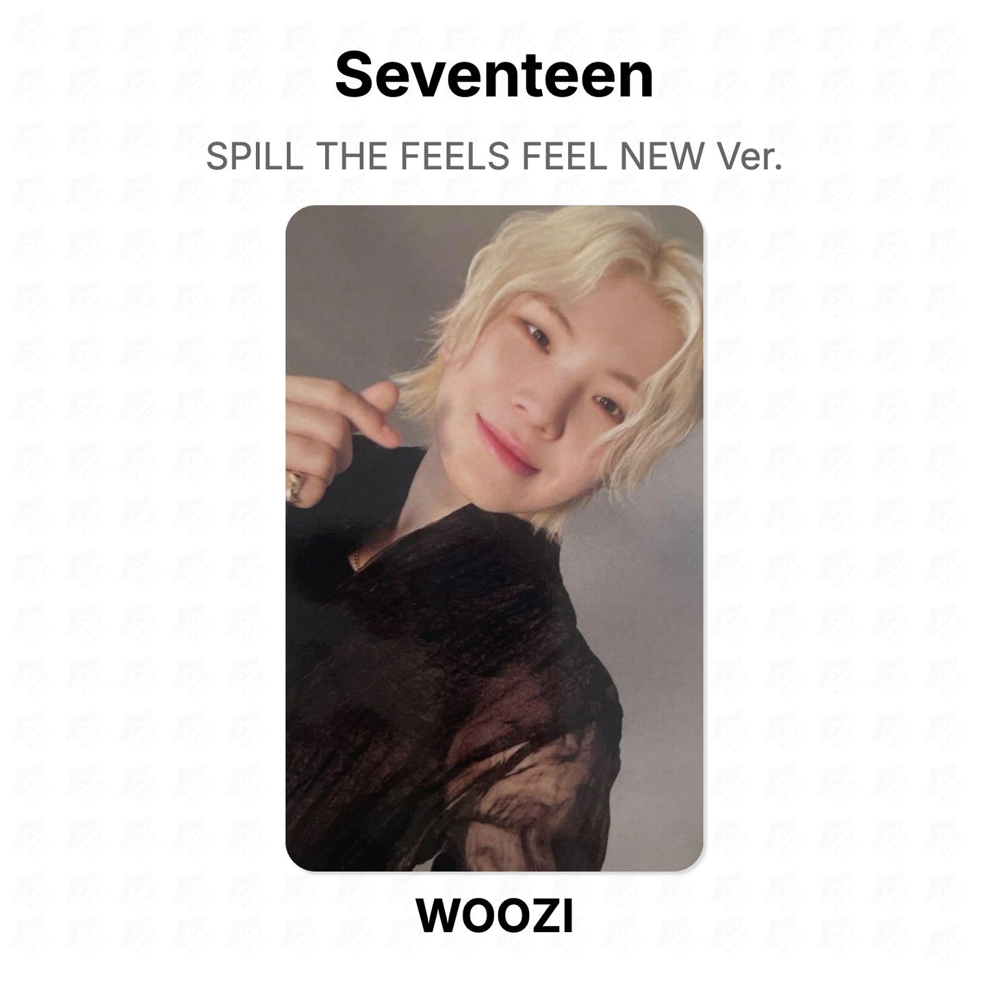 Seventeen SPILL THE FEELS FEEL NEW Ver. 官方小卡