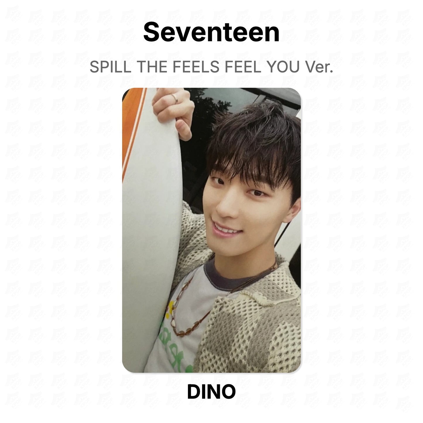 Seventeen SPILL THE FEELS FEEL YOU Ver. photocard officielle