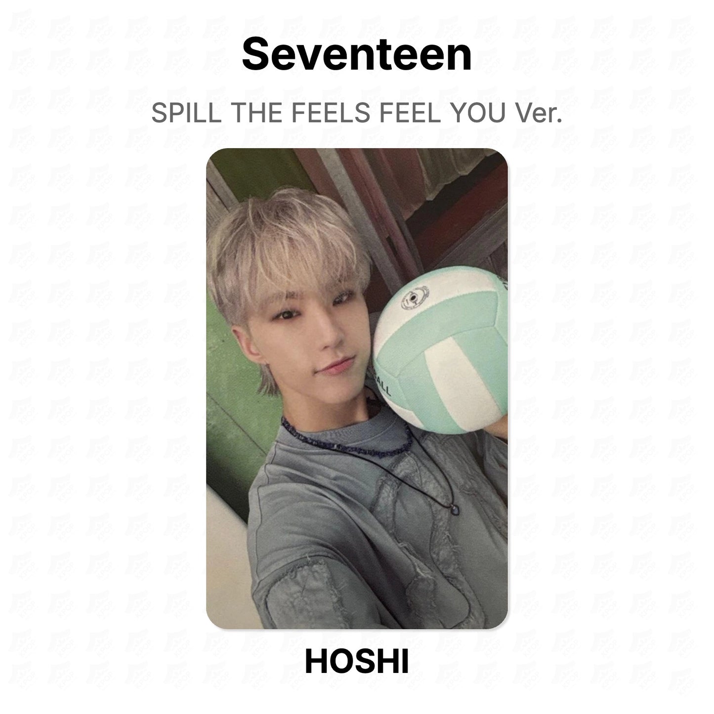Seventeen SPILL THE FEELS FEEL YOU Ver. photocard officielle