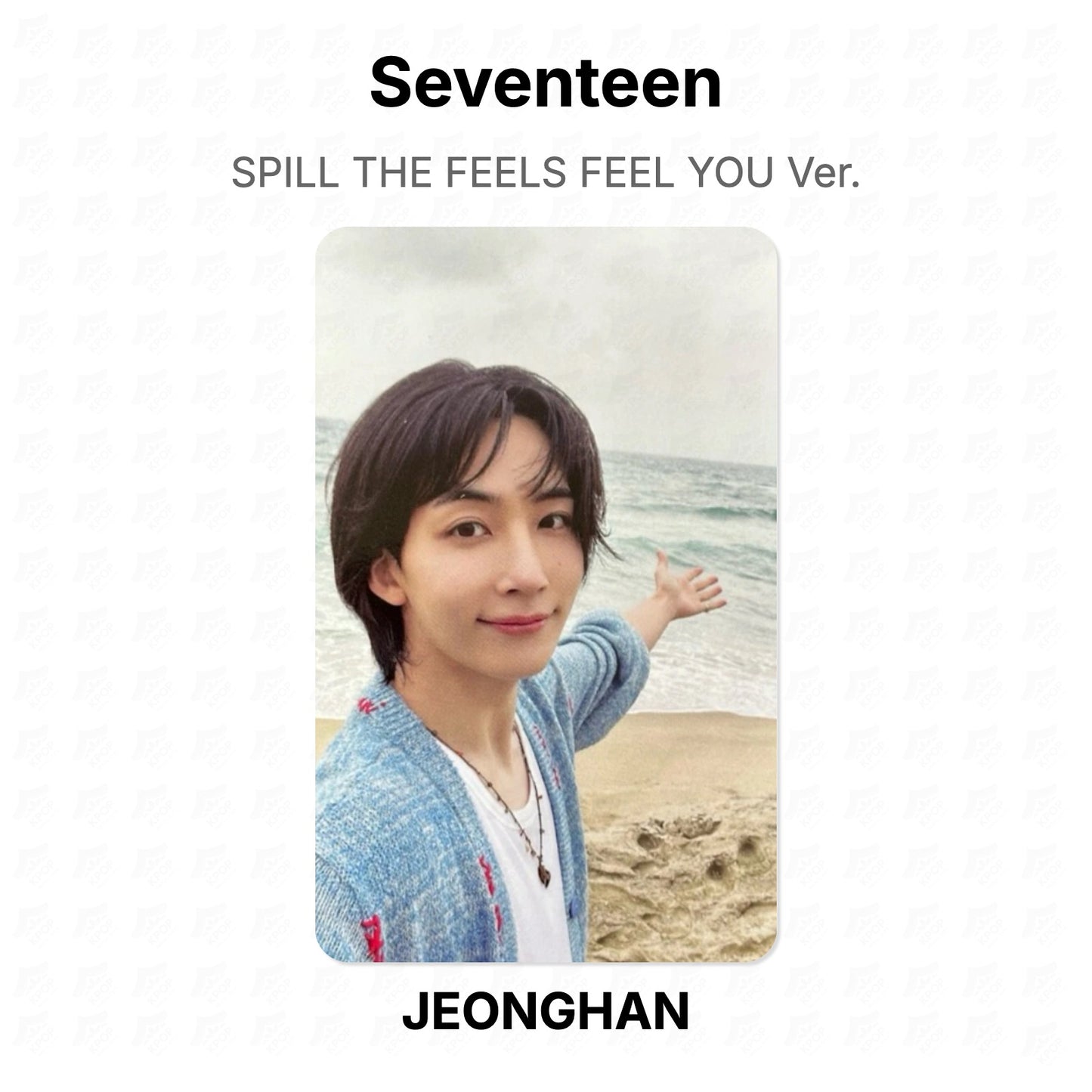 Seventeen SPILL THE FEELS FEEL YOU Ver. photocard officielle