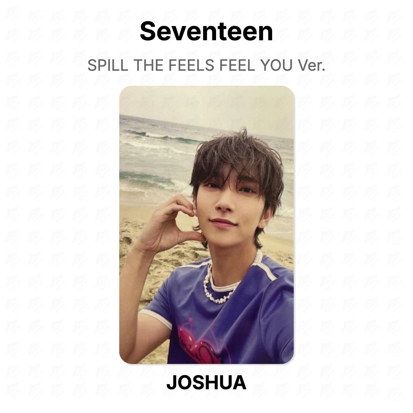 Seventeen SPILL THE FEELS FEEL YOU Ver. photocard officielle