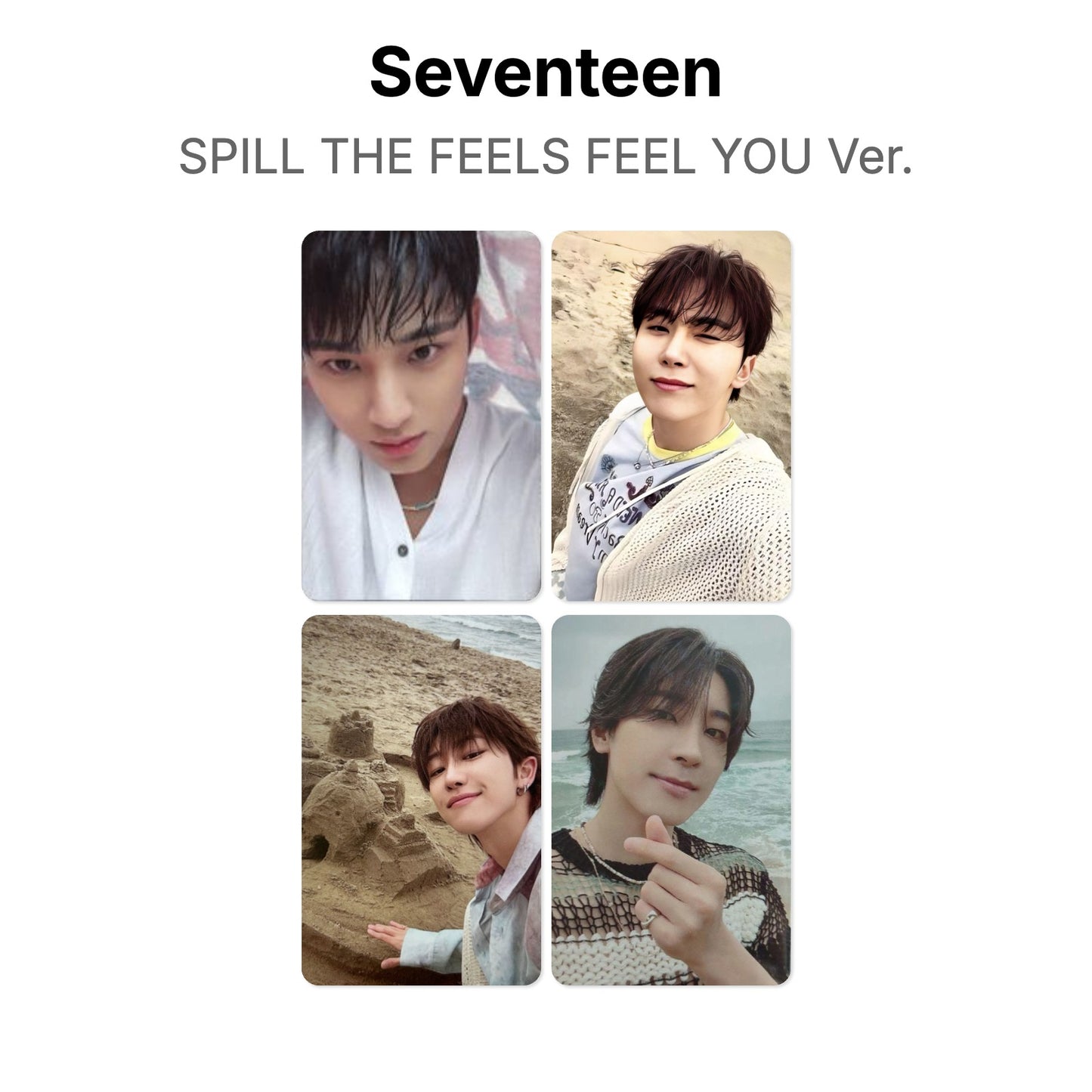 Seventeen SPILL THE FEELS FEEL YOU Ver. Official Photocard