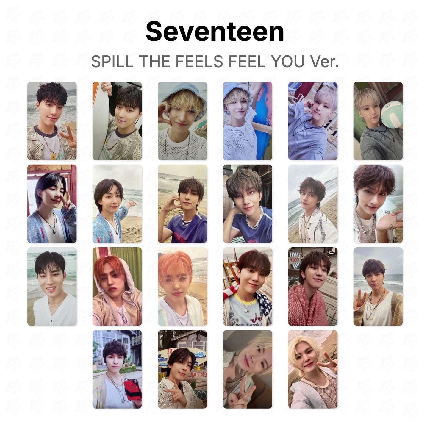 Seventeen SPILL THE FEELS FEEL YOU Ver. photocard officielle