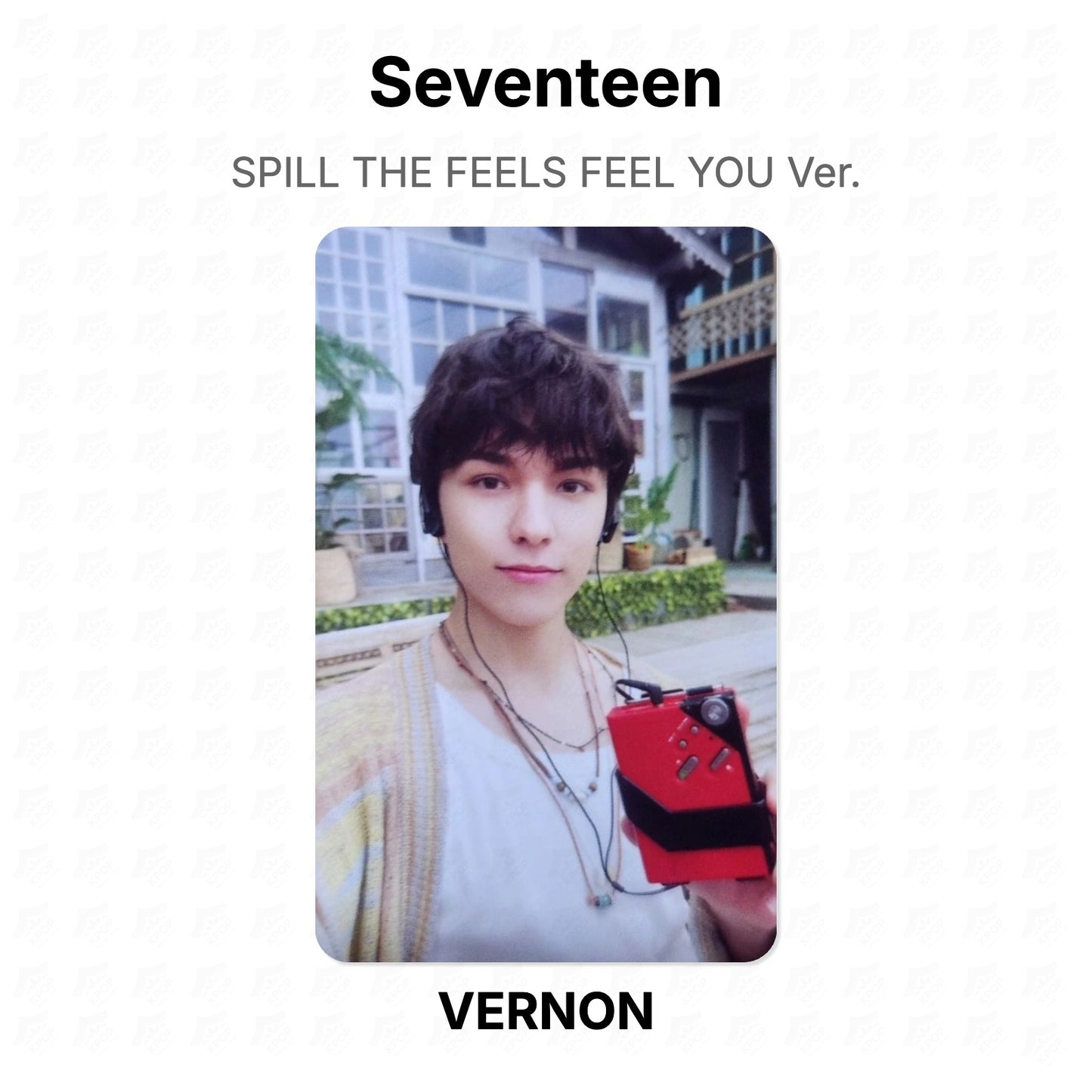 Seventeen SPILL THE FEELS FEEL YOU Ver. photocard officielle