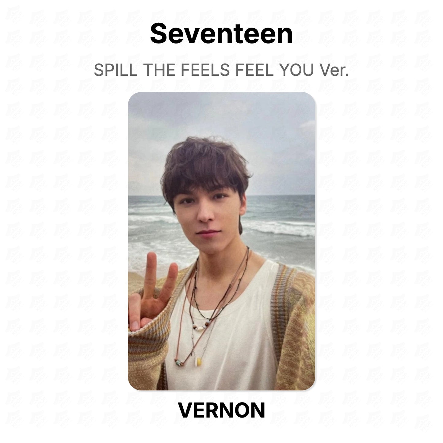 Seventeen SPILL THE FEELS FEEL YOU Ver. photocard officielle