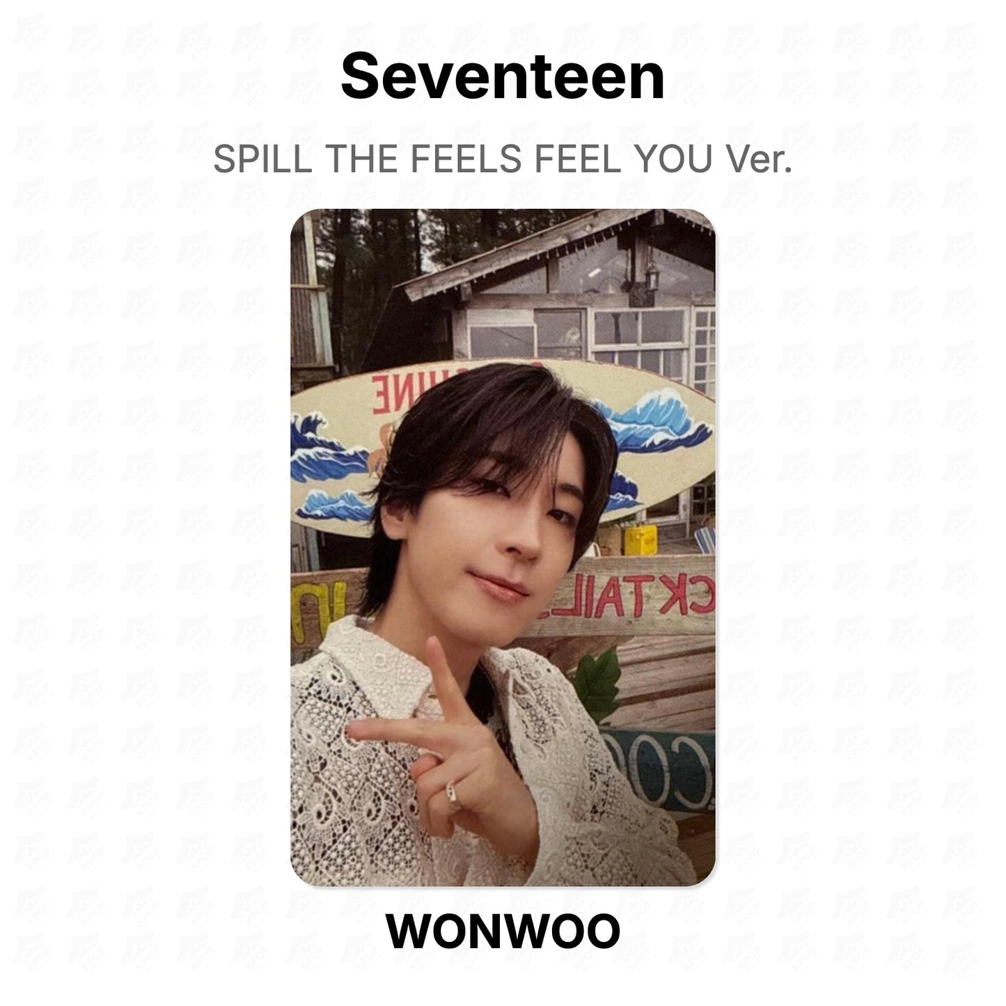 Seventeen SPILL THE FEELS FEEL YOU Ver. photocard officielle