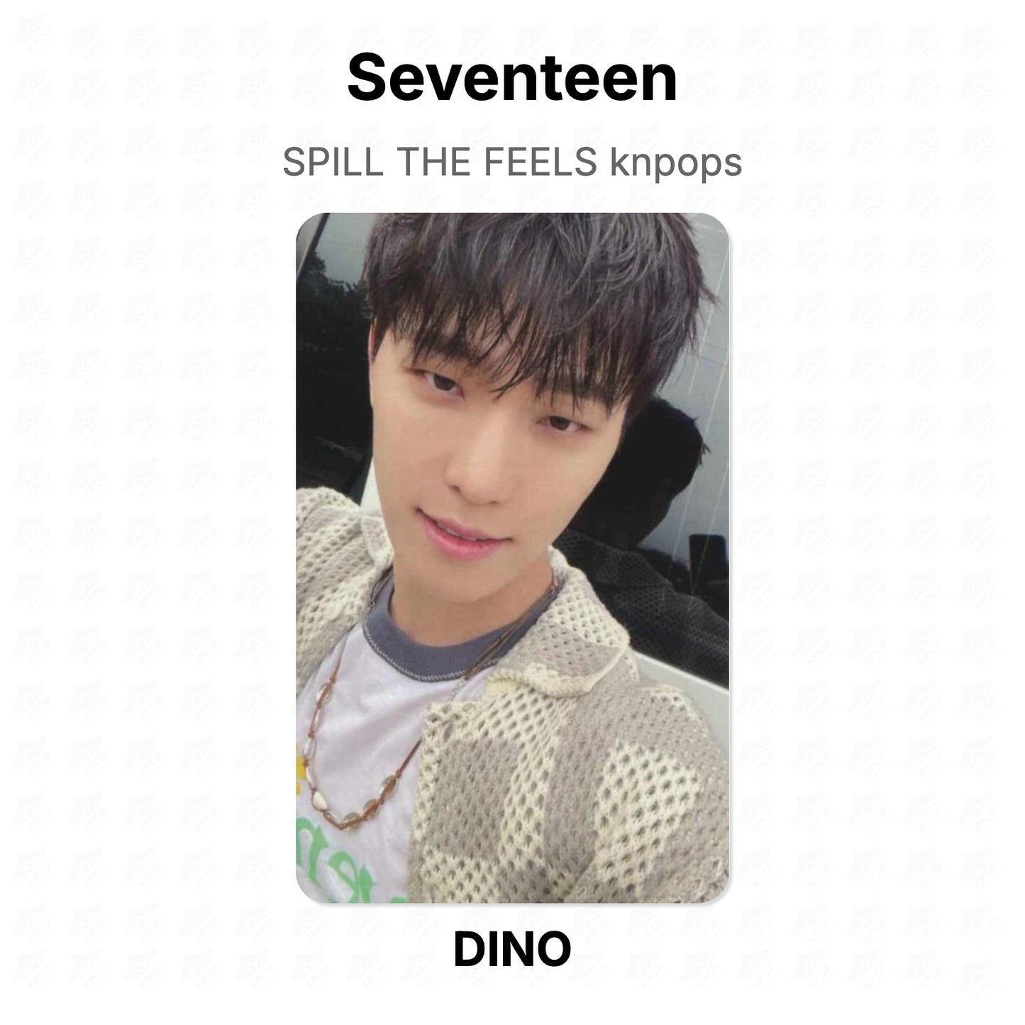 Seventeen SPILL THE FEELS knpops photocard oficial