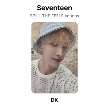 Seventeen SPILL THE FEELS knpops photocard oficial