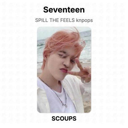 Seventeen SPILL THE FEELS knpops photocard oficial