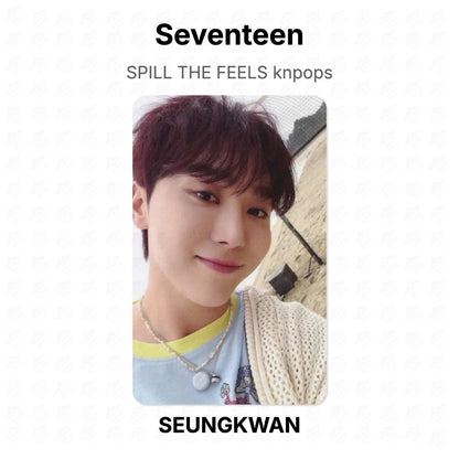 Seventeen SPILL THE FEELS knpops photocard oficial