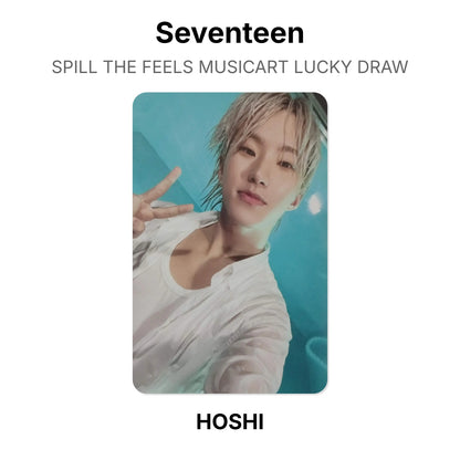 Seventeen SPILL THE FEELS MUSICART LUCKY DRAW โฟโต้การ์ดของแท้