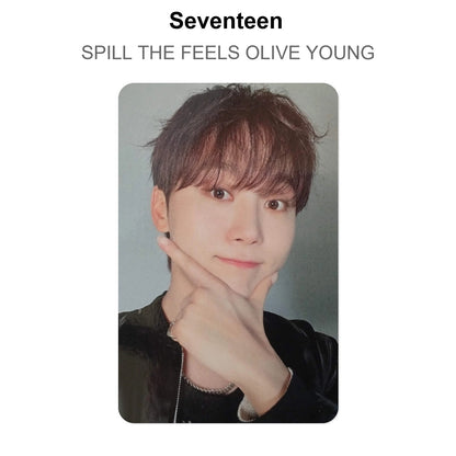 Seventeen SPILL THE FEELS OLIVE YOUNG photocard oficial