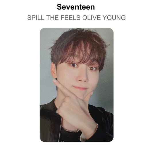 Seventeen SPILL THE FEELS OLIVE YOUNG Official Photocard