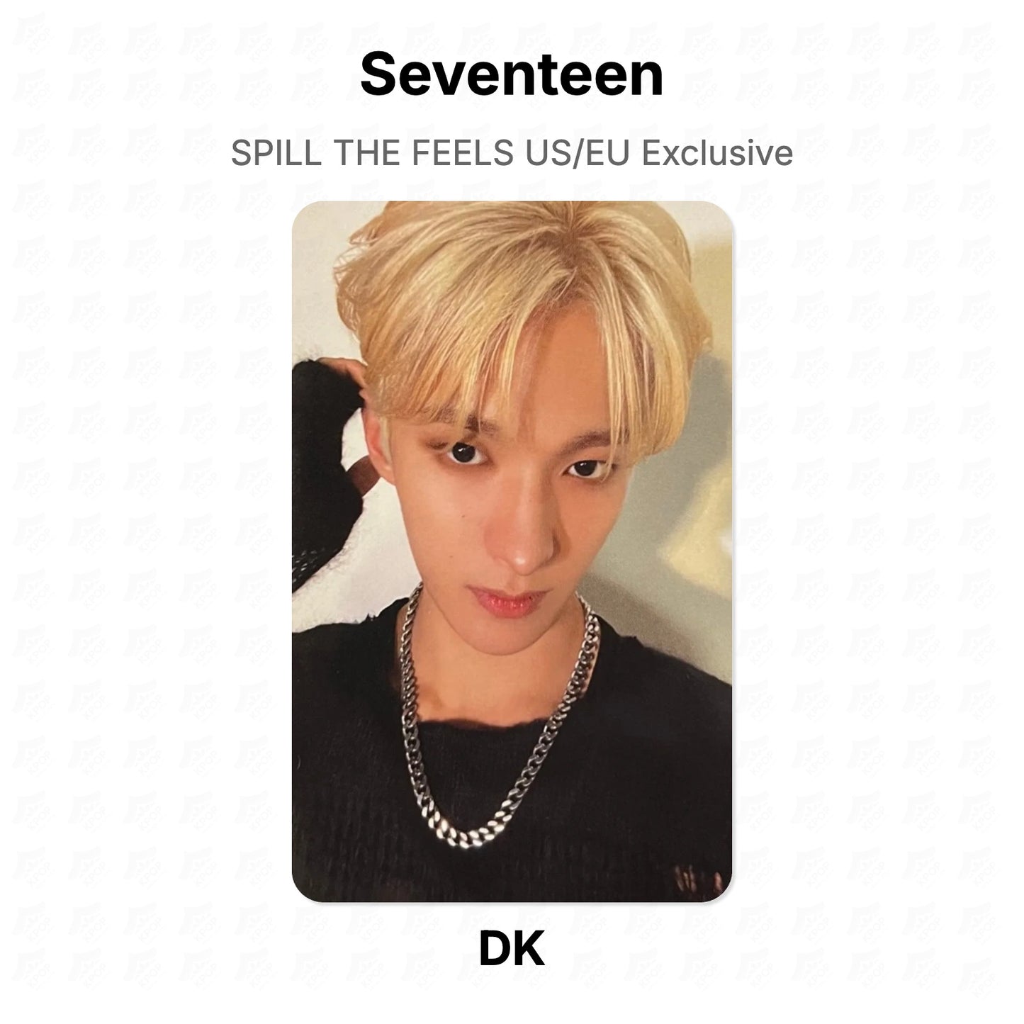 Seventeen SPILL THE FEELS US/EU Exclusive Official Photocard