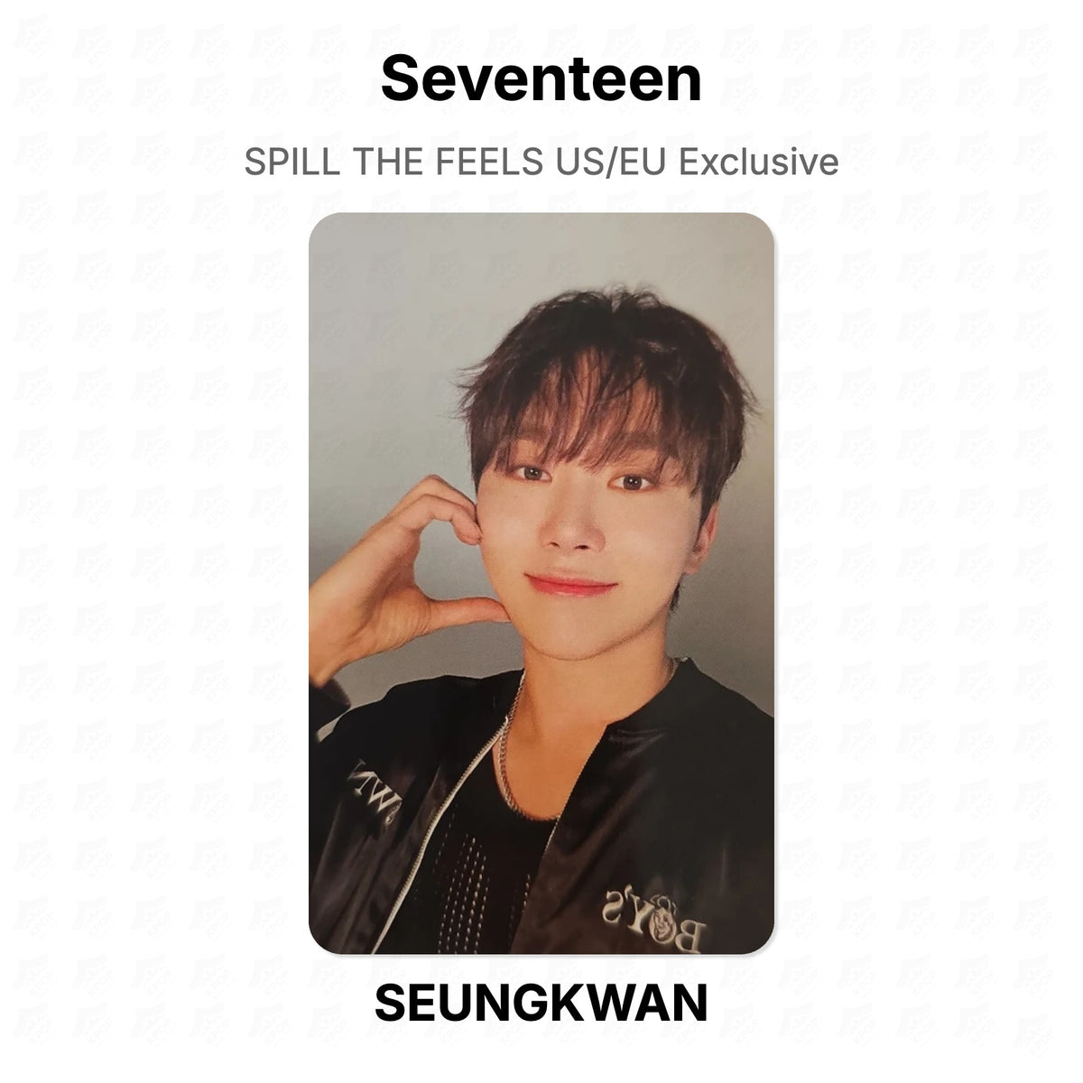 Seventeen SPILL THE FEELS US/EU Exclusive Official Photocard 