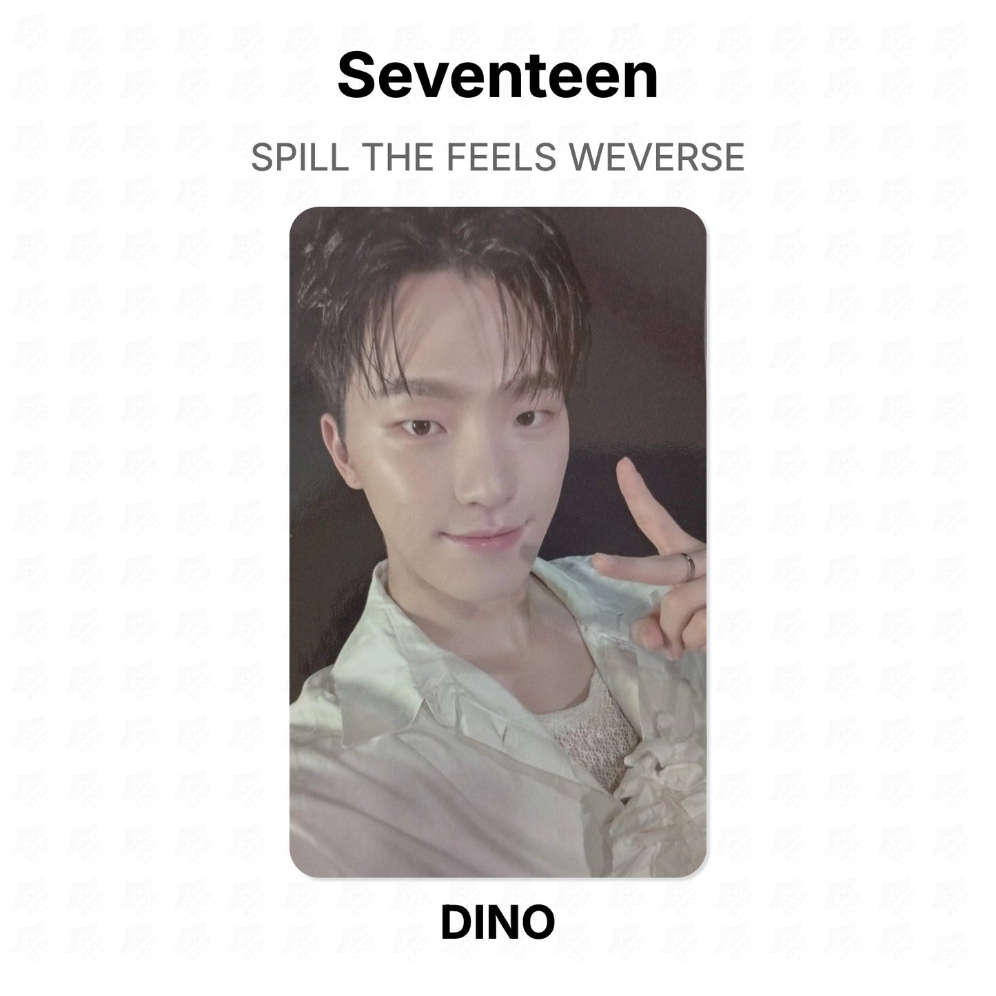 Seventeen SPILL THE FEELS WEVERSE Offizielle Photocard